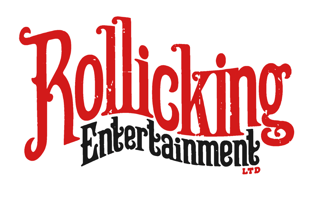 RollickingEntertainment logo for Messy magic and Mr and mrs alex