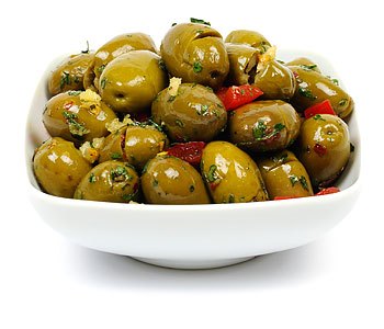 Olives with herbs - Pickwick' bar